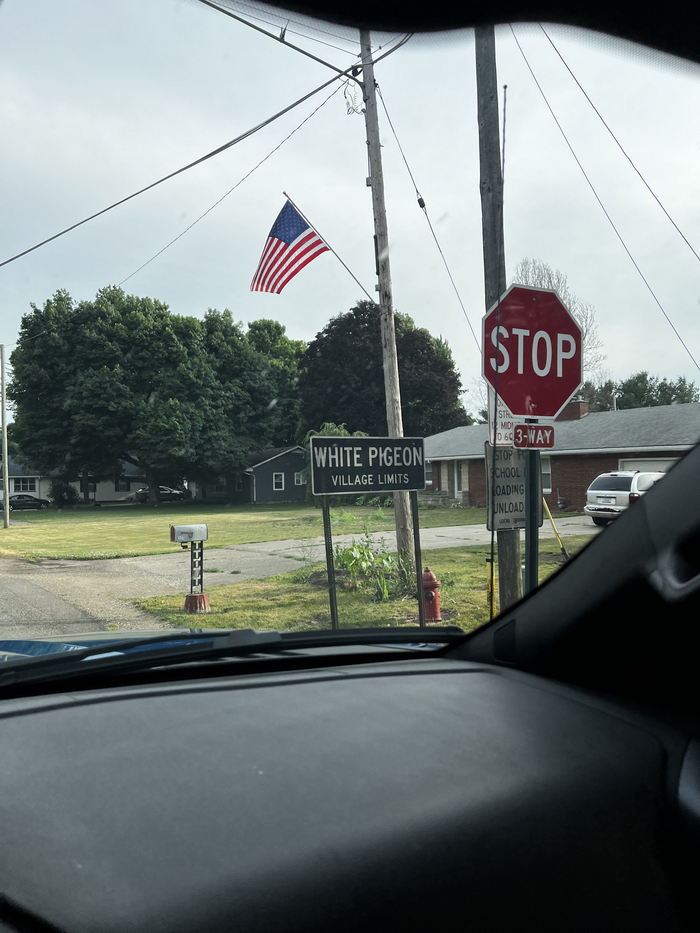 White Pigeon - July 2022 Photo (newer photo)